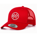 BXF Trucker Cap - Red/Red/White