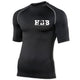 Hiib Short Sleeve Base Layer - Black