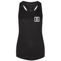 Dennis & Dyer Boxing Academy Girlie Smooth Workout Vest - Black/Black