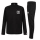 Dennis & Dyer Boxing Academy Kids Slim Fit Poly Tracksuit - Black/Black