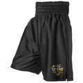Lets Go Satin Boxing Shorts - Black