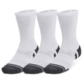 Under Armour Performance Tech 3-Pack Crew Socks - White