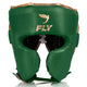 Fly Knight 2 X Cheek Headguard - Green/Gold