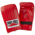 Pro Box Pre-Shaped Pu Bag Mitt - Red