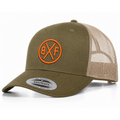 BXF Trucker Cap - Khaki/Orange