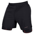 Fumetsu Kintsugi Dual Layer Fight Shorts - Black/Red