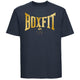 Boxfit Large Logo Branded T-Shirt - Navy