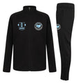 Rush Green ABC Kids Slim Fit Tracksuit - Black/Black