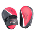 Carbon Claw Impact Gx-3 Synthetic Leather Curved Hook And Jab Pads Red/Black - Red/Black