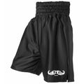 RINGMASTER SATIN BOXING SHORTS - Black