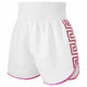 Women'S Luxury Versace Style Boxing Shorts - White/Pink