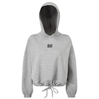 Thumbnail for Bxf Womens Cropped Oversized Hoodie