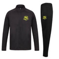Rj'S Boxing Gym Slim Fit Poly Tracksuit - Black/Black
