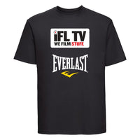Thumbnail for Ifl Tv Black T-Shirt White Logo