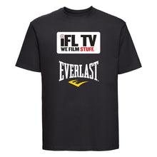 Ifl Tv Black T-Shirt White Logo
