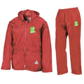 Brownes Boot Camp Waterproof Jacket & Trouser Set - Red
