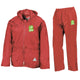 Brownes Boot Camp Waterproof Jacket & Trouser Set - Red