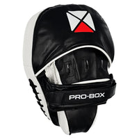 Thumbnail for Pro Box Black High Impact Focus Mitts Black/White