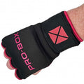 PRO BOX PADDED SUPER INNER GLOVES II - Black/Fuchsia