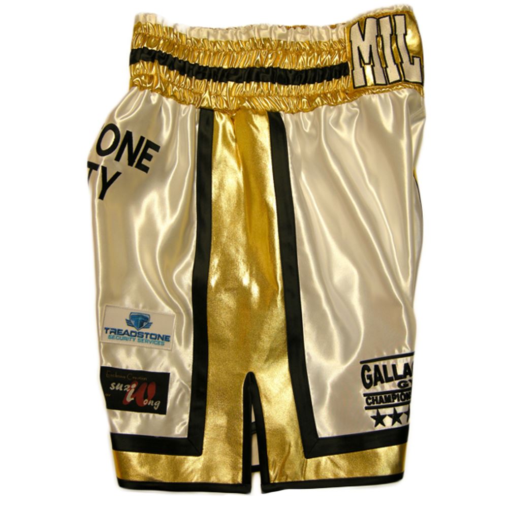 Custom Made Dollar Wetlook Boxing Shorts