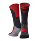 Suzi Wong Classic X Sole Boxing Socks - Black/Red