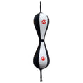 Ringside Leather Double End Ball - Black/White/Red