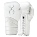 Sting Viper X Lace Up Sparring Gloves - White/Silver