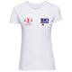 BN1 Boxing Womens Slim T-Shirt - White