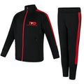 TKO Academy Kids Slim Fit Tracksuit 2 - Black/Red