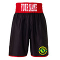 Afewee Boxing Club Bout Shorts - Black/Red