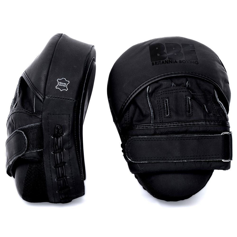 BBE Matte Black Gel Boxing Focus Pads