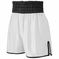 Women’S Contrast Waistband Boxing Shorts - White/Black