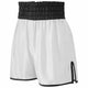 Women’S Contrast Waistband Boxing Shorts - White/Black