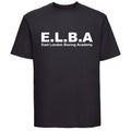 East London Boxing Academy Cotton T-Shirt - Black