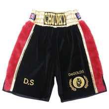 Custom Made Velvet And Fur Boxing Shorts Ha0562