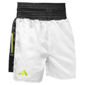 ADIDAS PREMIUM SATIN BOXING SHORTS - White