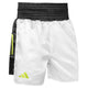 ADIDAS PREMIUM SATIN BOXING SHORTS - White