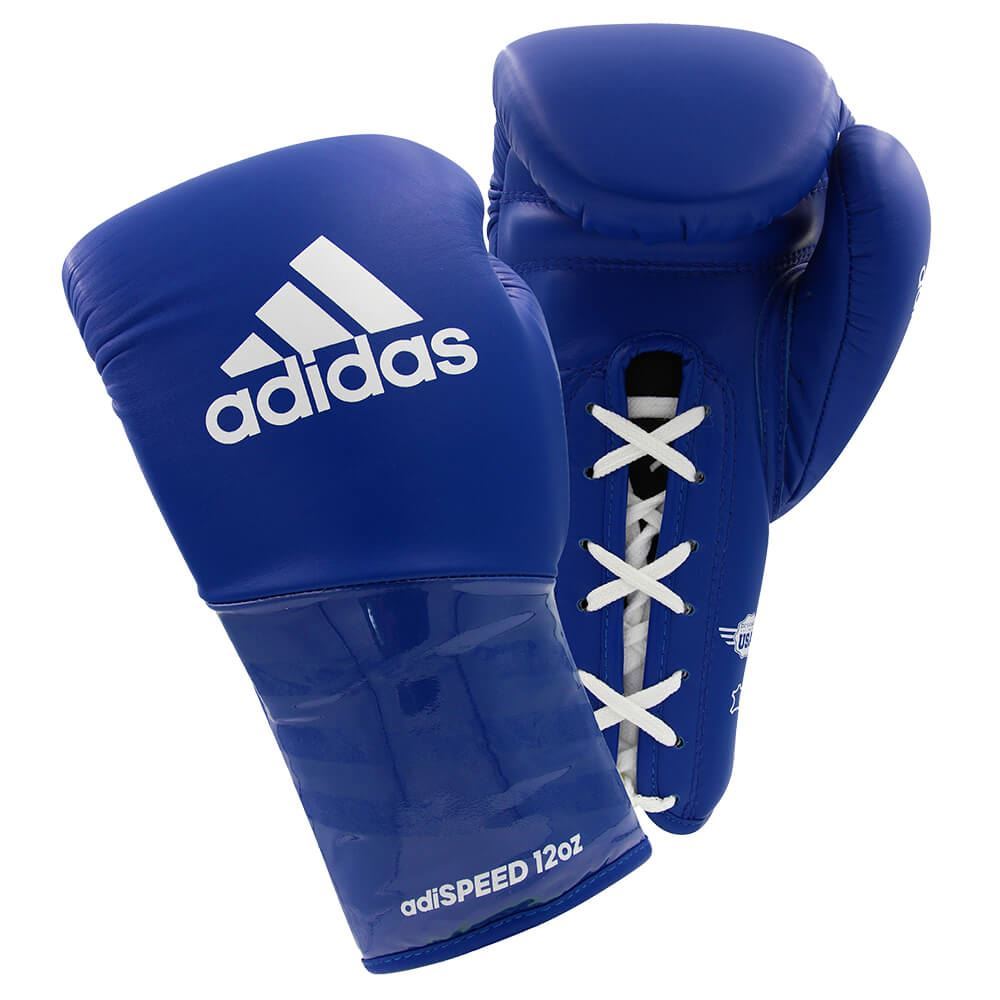 Adidas Adispeed 500 Blue Boxing Gloves