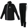 Turners Kids Slim Fit Poly Tracksuit - Black/White