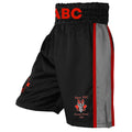 Ripon ABC Bout Boxing Shorts - Black/Grey/Red