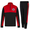 East Middlesbrough ¼ Top Tracksuit - Black/Red