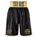 Warwick Boxing Gym Bout Shorts - Black/Gold