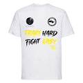 OMNIBUS Boxing Cotton T-Shirt - White/Yellow