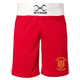 LLantwit Major Boxing Club Mens Mettle Competition Shorts - Red