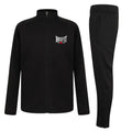 Boxfit Kids Embroidered Logo Slim Fit Poly Tracksuit - Black/Black