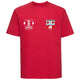Southampton ABC Cotton T-Shirt - Red