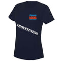 Olympia Boxing Womens Poly T-Shirt #Boxfitness - Navy