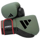 Adidas Combat 50 Boxing Gloves - Green