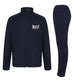 Boxfit Kids Embroidered Logo Slim Fit Poly Tracksuit - Navy/Navy