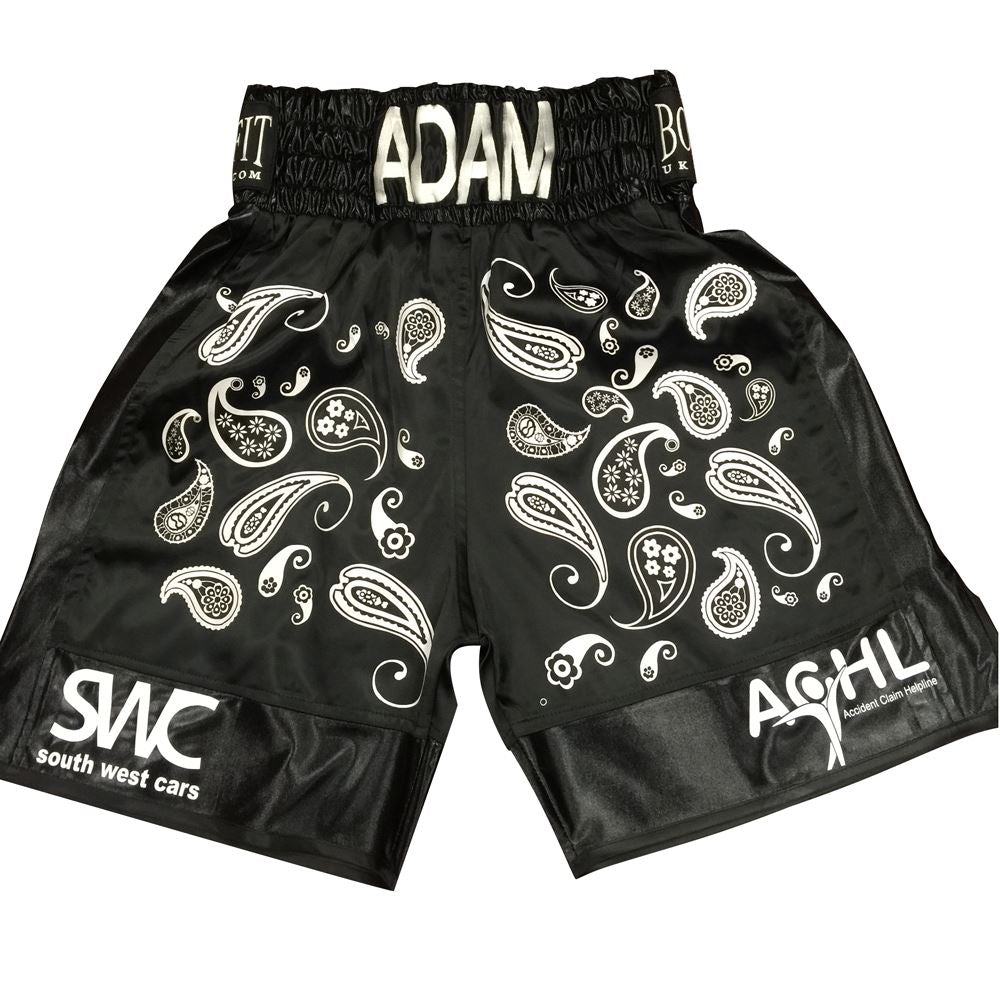 Custom Made Salman Paisley Shorts